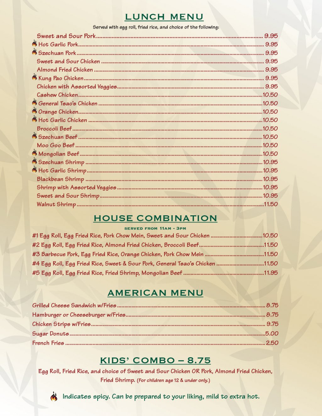 Grand Garden Chinese Restaurant Menu Grand Garden Chinese Cuisine